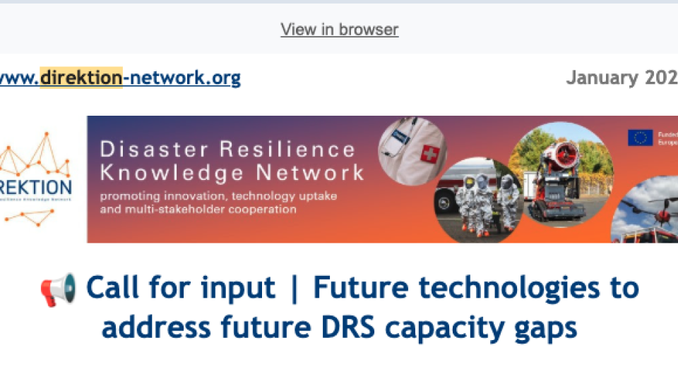 Direktion survey screenshot