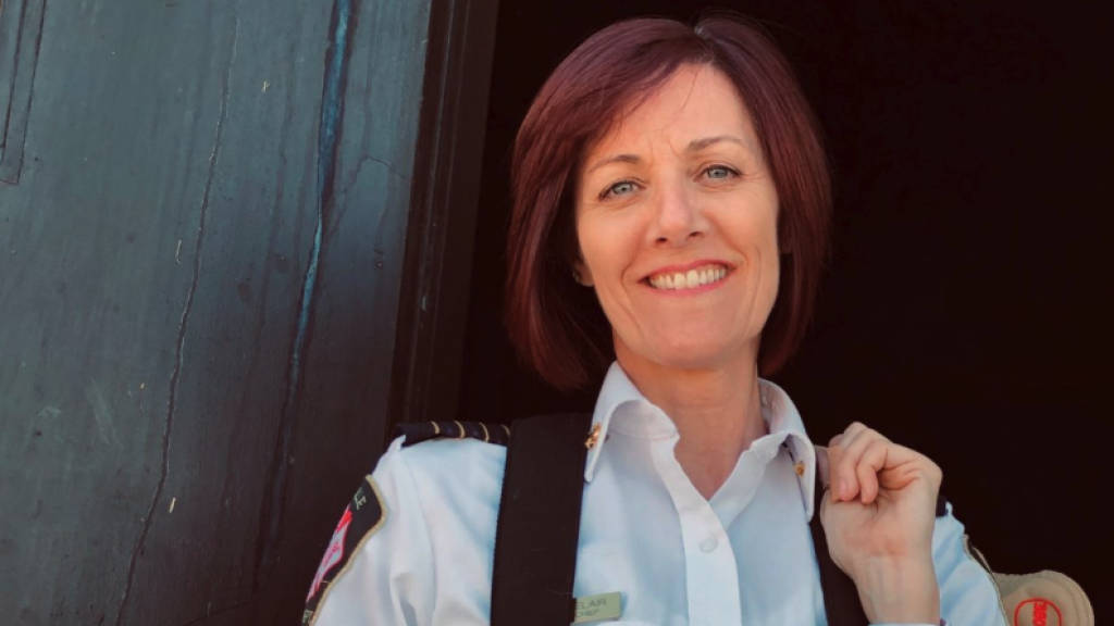 Monique Belair. Photo by Niaga Copllege, https://encore.niagaracollege.ca/monique-belair-firefighter-trailblazer-changemaker/