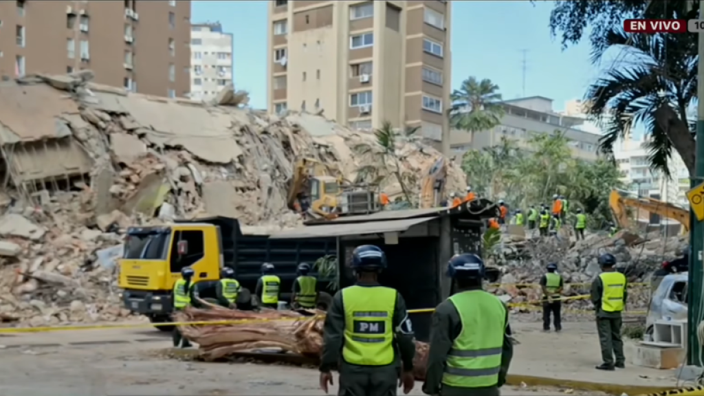 Rescue teams at a collapsed building in Los Palos Grandes, Caracas. Public domain image, 26 June 2026 Source	[File:Situación en Los Palos Grandes tras el terremoto, 26 junio 2026.webm] Author	Venezolana de Televisión