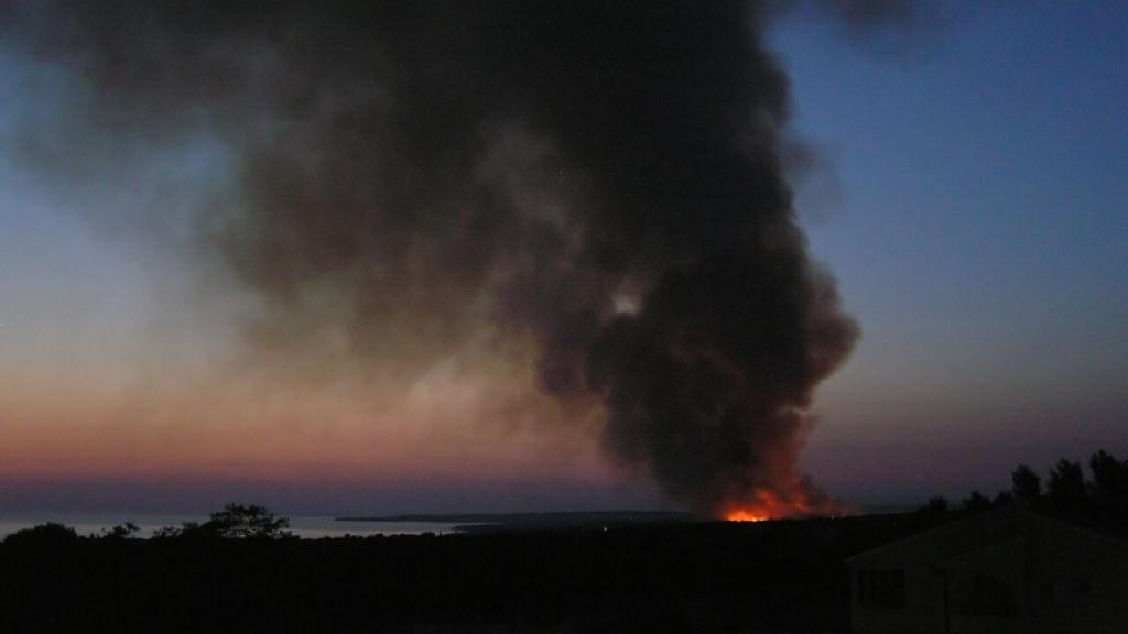 n of the many forest fires in Croatia. Photo taken near Pula, Croatia Date	6 August 2007 Source	Own work Author	Orlovic