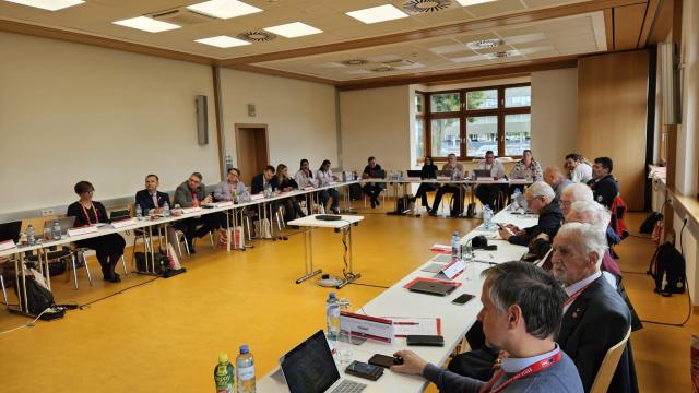The CTIF History Commission meeting in Salzburg October 8, 2025. 