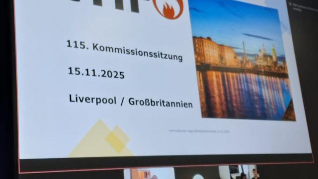 The CTIF Youth Firefighters Meeting in Liverpool, November 15, 2025.  