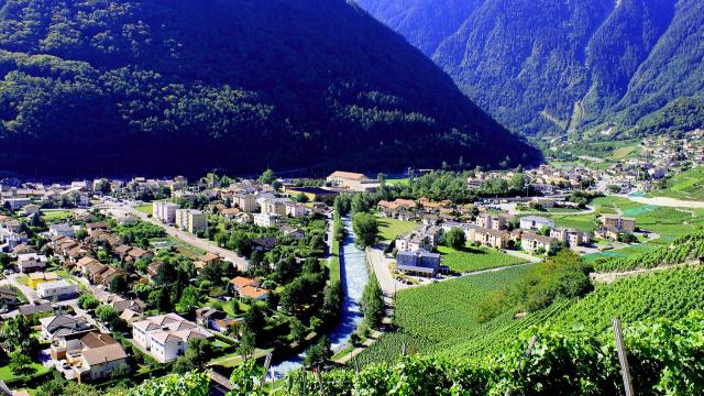 Martigny, Switzerland. Photo by Wikipedia Commons