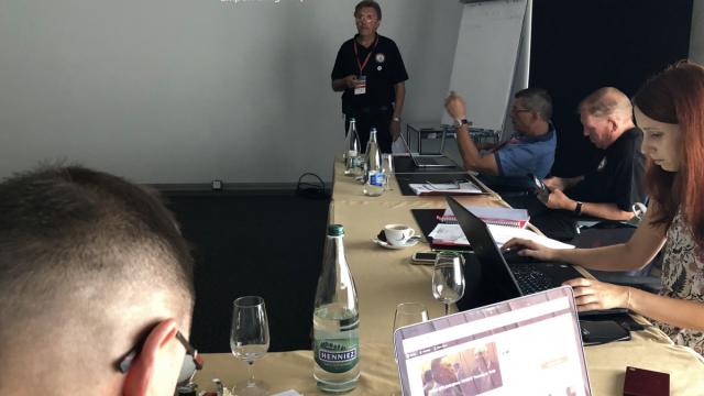 The Executive Committee meeting in Martigny on July 18, 2019. 