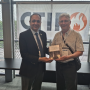 Dr. Rizwan Naseer, CEO of Pakistan Punjab Fire and Rescue (on the left), explained the Fire Protection Association of Pakistan's intention to join CTIF.
